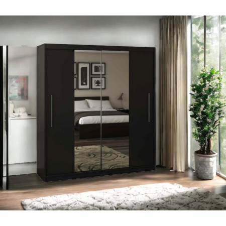 Dressing Alex, 180x60x200cm, cu oglinda, Sonoma, Pal 18 mm [16]