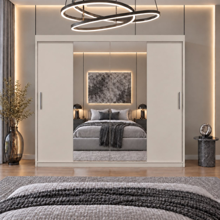 Dressing Alex, 200x60x200cm, cu oglinda, Casmir, Pal 18 mm [2]