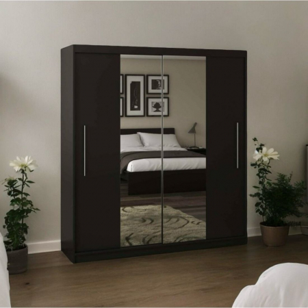 TOATE DRESSINGURILE - Dressing Alex, 160x60x200cm, cu oglinda, Wenge, Pal 18 mm