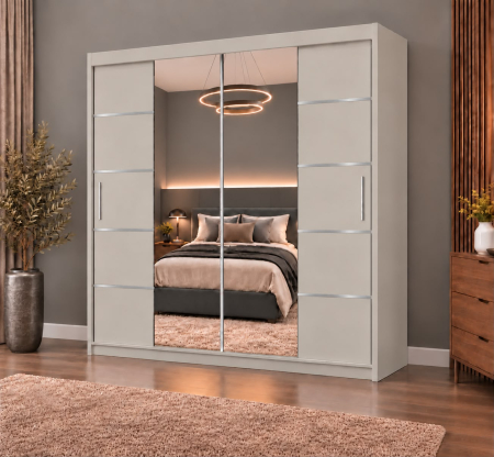 Dressing Marissa, 160x60x200cm, cu oglinda, Casmir, Pal 18 mm [1]