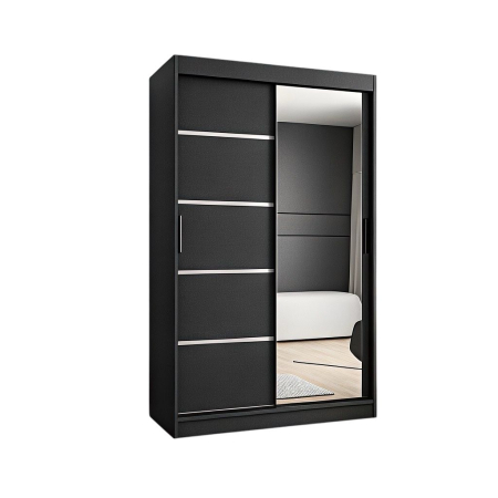 Dressing Sebastian, 120x60x200cm, cu oglinda, Antracit , Pal 18 mm [1]