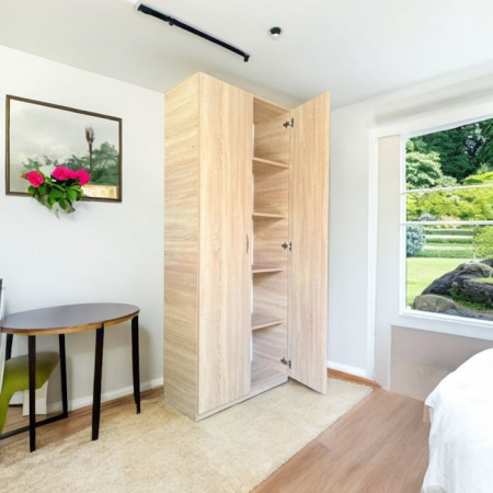 Dulap 2 usi, 197x80x40 cm, 4 polite, Sonoma, Pal 18 mm [1]