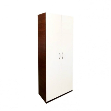 Dulap 2 usi, 197x80x40 cm, 4 polite, Wenge+Alb, Pal 18 mm [1]