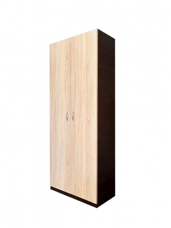 Dulap 2 usi, 197x80x40 cm, 4 polite, Wenge+Stejar Sonoma, Pal 18 mm [1]
