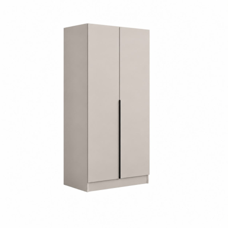 Dulap Casmir 2 usi, manere negre, 200x80x40 cm, Pal 18 mm [4]