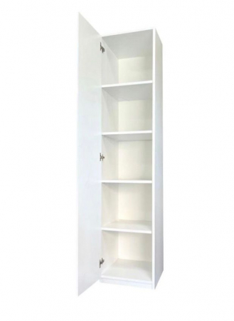 Dulap tip Soldat, 197x45x50cm, 4 polite, Alb, Pal 18 mm [3]
