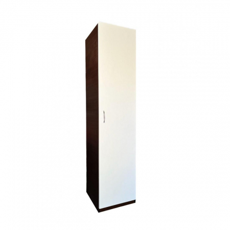 Dulap tip Soldat, 197x45x50 cm, 4 polite, Wenge +Alb, Pal 18 mm [1]