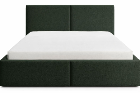 Pat tapitat Vela Soft, 140x200 cm, Verde [3]