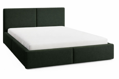Pat Vela Soft, 160x200 cm, Verde, cu Somiera Rabatabila [6]