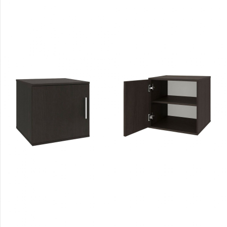 Set Dormitor Elis cu oglinda, 160x200cm, Wenge, Pal 18 mm [7]