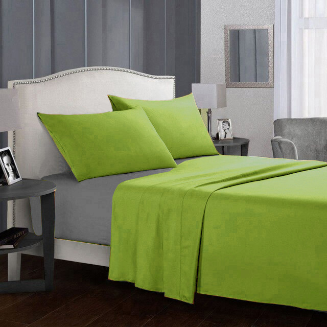 Fata de perna, bumbac natural 100% verde mat – 1 bucata [8]