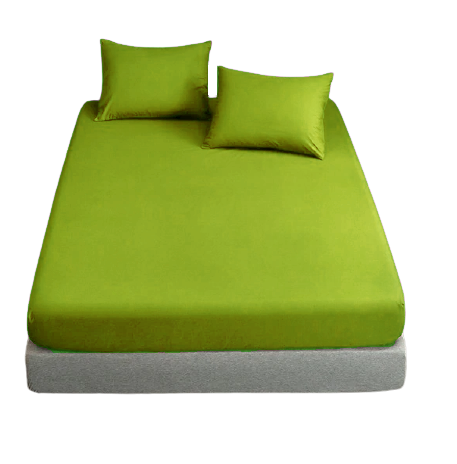 Fata de perna, bumbac natural 100% verde mat – 1 bucata [2]