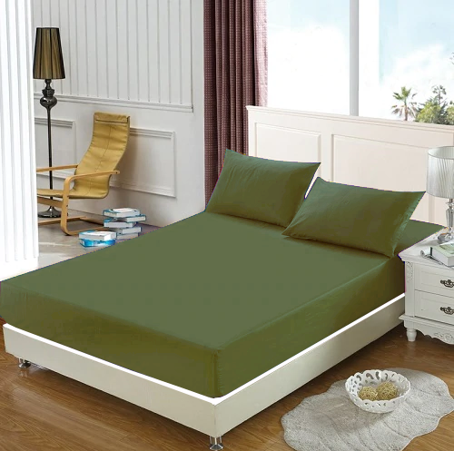 Fata de perna, bumbac natural 100% verde army – 1 bucata [3]