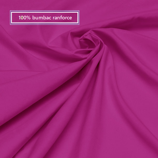 Husa cu fermoar pentru saltea din bumbac 100% natural, de culoare mov [7]