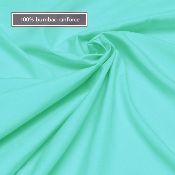 Husa cu fermoar pentru saltea din bumbac 100% natural, de culoare turcoaz [8]