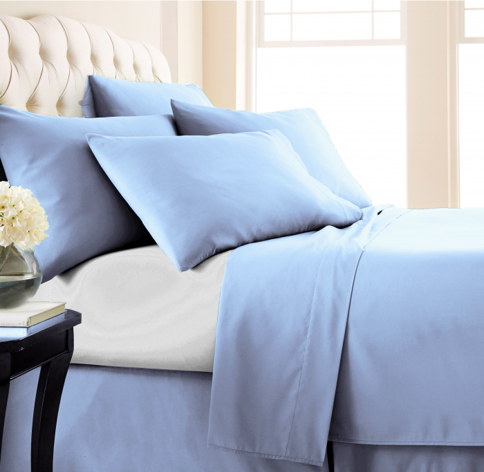 Husa pentru pilota, bumbac natural 100%, albastru deschis [4]