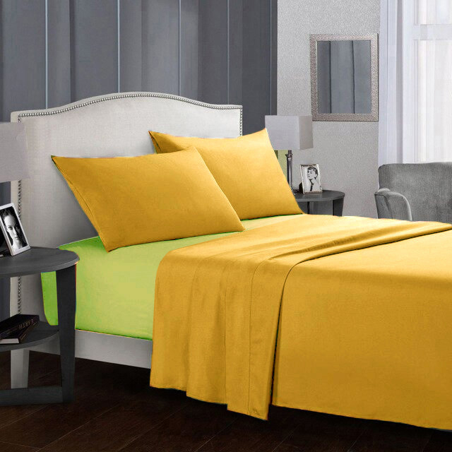 Husa pentru pilota, bumbac natural 100%, galben pal [7]