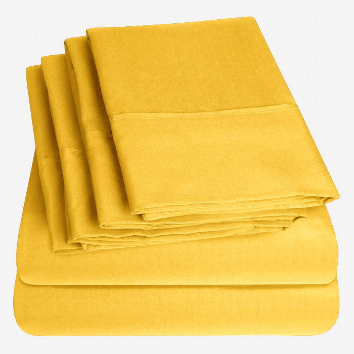 Husa pentru pilota, bumbac natural 100%, galben pal [3]