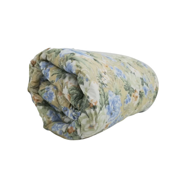 Pilota umpluta cu puf + pana, pentru toate anotimpurile, de culoare maro floral, diferite dimensiuni [1]