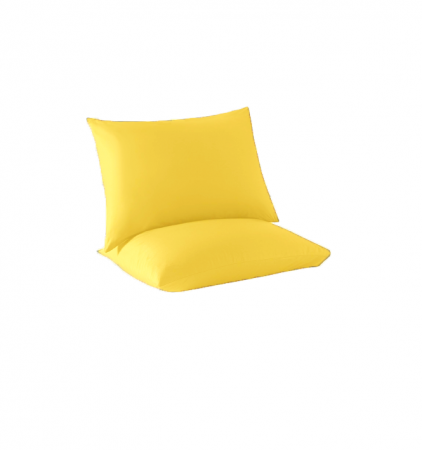 DECORAȚIUNI ȘI TEXTILE CASĂ - Fata de perna, bumbac natural 100% galben pal – 1 bucata