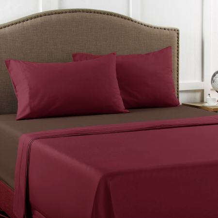 Fata de perna, bumbac natural 100% grena – 1 bucata [3]