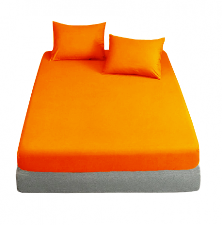 Fata de perna, bumbac natural 100% portocaliu – 1 bucata [1]