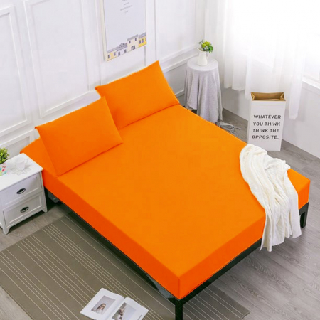 Fata de perna, bumbac natural 100% portocaliu – 1 bucata [3]