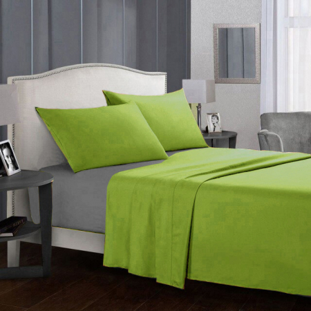 Fata de perna, bumbac natural 100% verde mat – 1 bucata [7]