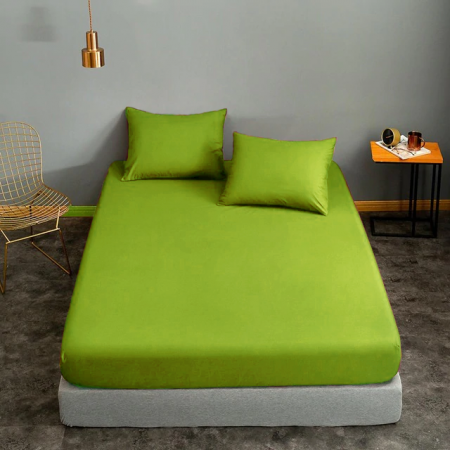 Fata de perna, bumbac natural 100% verde mat – 1 bucata [3]