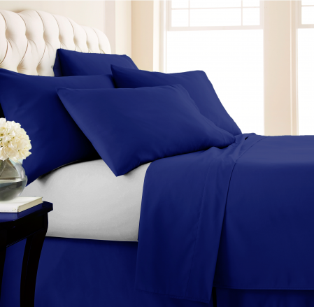 Fata de perna, bumbac natural 100% bleumarin – 1 bucata [2]