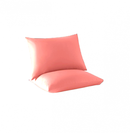 DECORAȚIUNI ȘI TEXTILE CASĂ - Fata de perna, bumbac natural 100% roz pal – 1 bucata