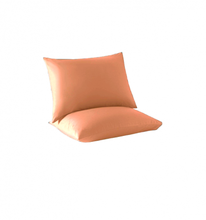 DECORAȚIUNI ȘI TEXTILE CASĂ - Fata de perna, bumbac natural 100% somon – 1 bucata