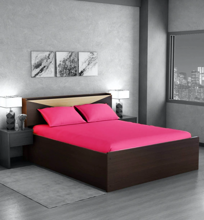 Fata de perna, bumbac natural 100% roz aprins, magenta – 1 bucata [5]