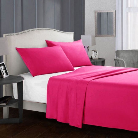 Fata de perna, bumbac natural 100% roz aprins, magenta – 1 bucata [3]