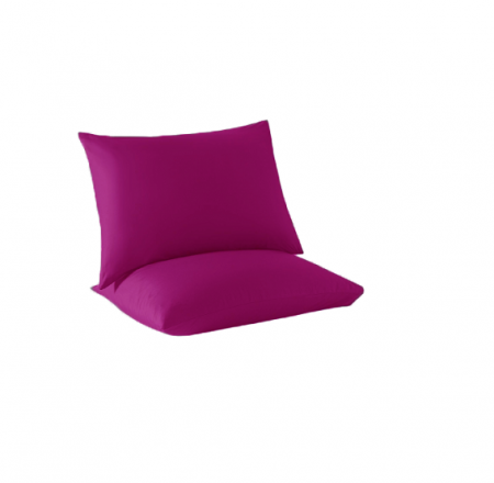 DECORAȚIUNI ȘI TEXTILE CASĂ - Fata de perna, bumbac natural 100% mov – 1 bucata