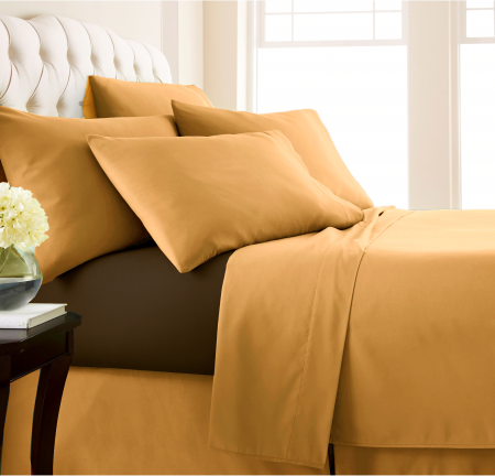 Fata de perna, bumbac natural 100% mustar – 1 bucata [2]