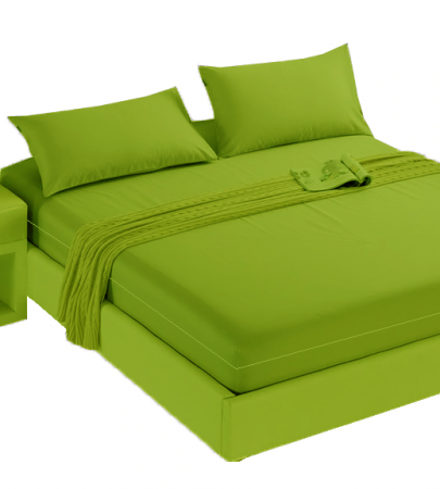 Husa cu fermoar pentru saltea din bumbac 100% natural, de culoare verde mat [8]