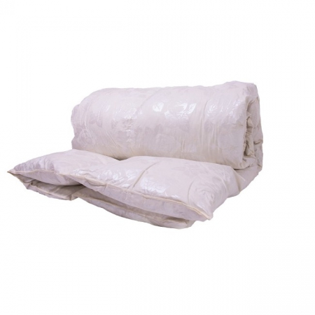 Magazin Online - Pilota umpluta cu puf + pana, pentru toate anotimpurile, de culoare alba, diferite dimensiuni