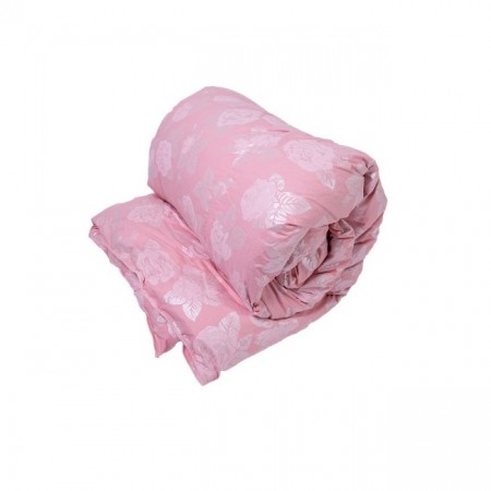 Magazin Online - Pilota umpluta cu puf + pana, pentru toate anotimpurile, de culoare roz, diferite dimensiuni