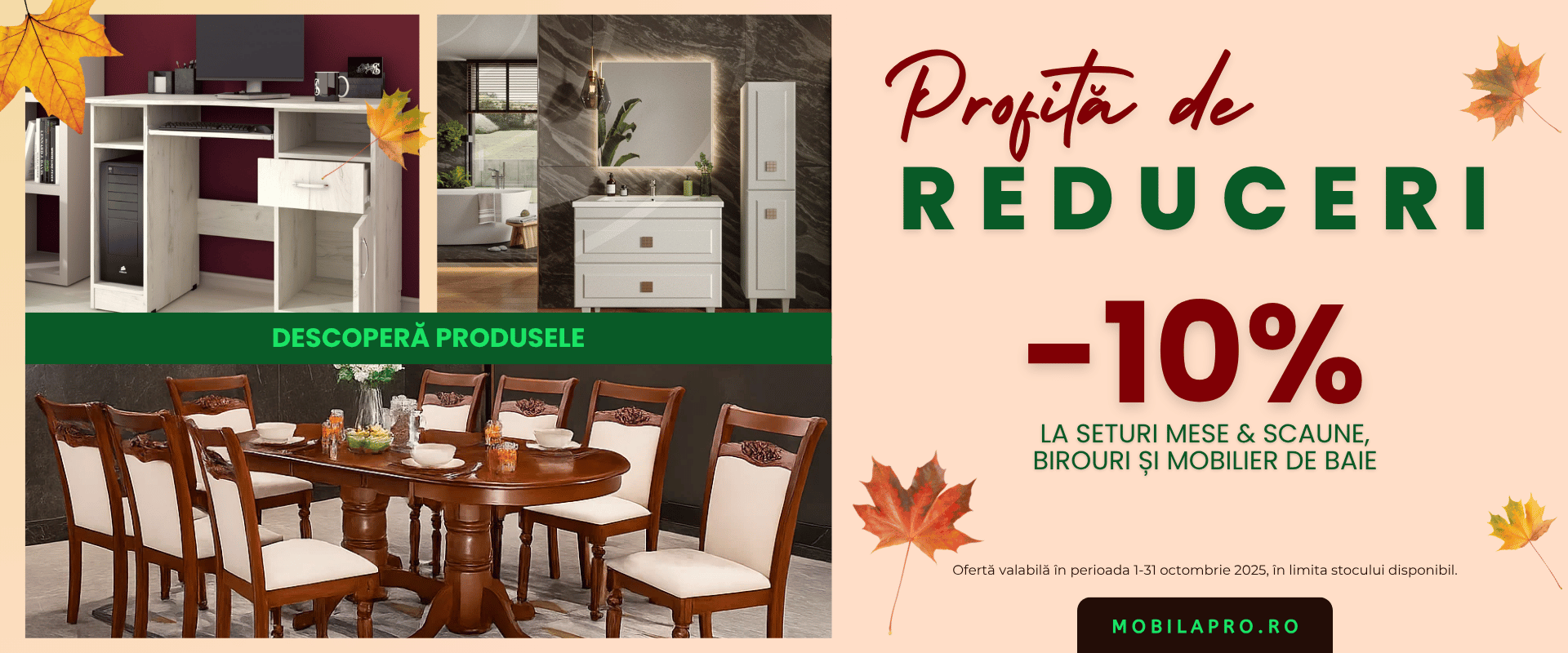 Reduceri - Octombrie 2025