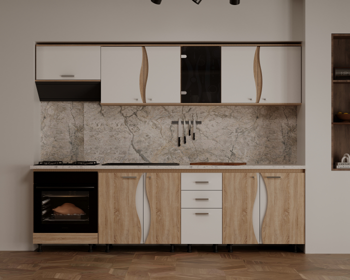 Bucatarie CIP3S C2 Sonoma Alb [5]