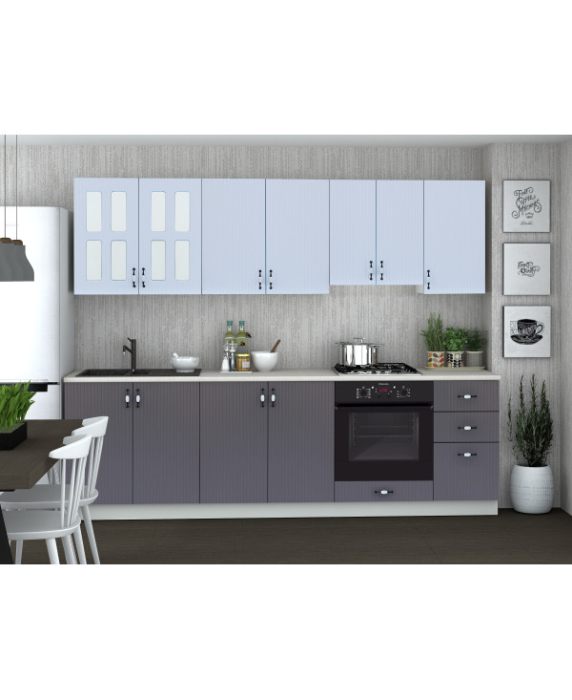 BUCATARIE CORA RIFRAJ MDF 2,6M