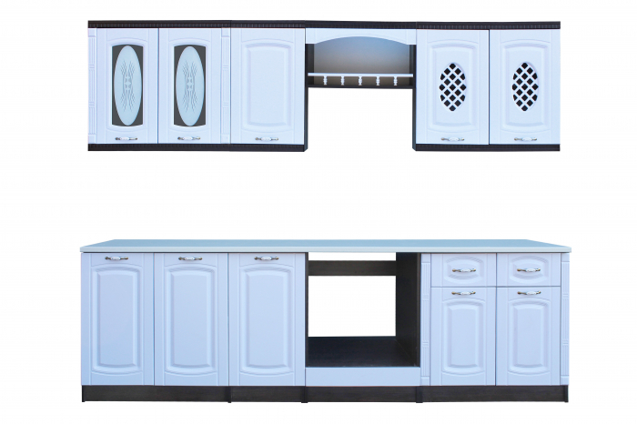 BUCATARIE KATIUSA MDF 2.6M, RO, WENGE+ALB [2]