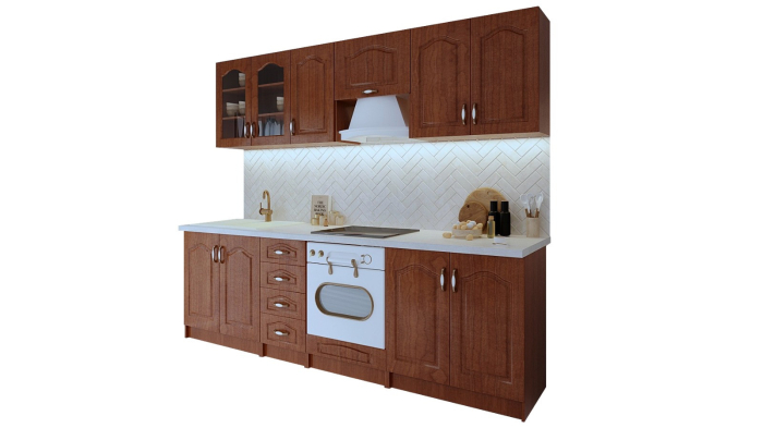 Bucatarie OLEA RO, MDF 2.6M, CALVADOS CU BLAT INTREG [6]