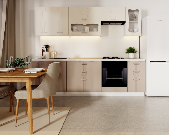 Bucatarie Palermo RO Crem Cappuccino 2.62 m [2]