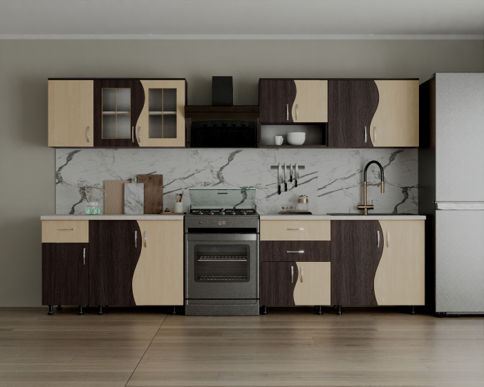 Bucatarie Paula S Wenge + Mesteacan [3]