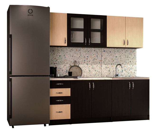 Bucatarie Venus Ro  Wenge Mesteacan 2.0m [6]