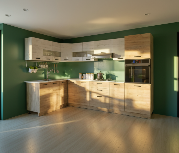 Bucatarie Vio Pe Colt Stejar K003/K001 [3]