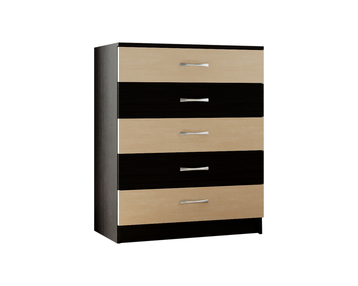 Comoda 5 Sertare Wenge + Mesteacan [7]