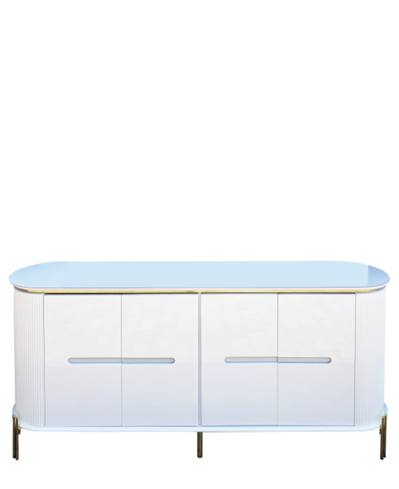 Comoda Elegance MDF Alb 180x40x80 cm [4]